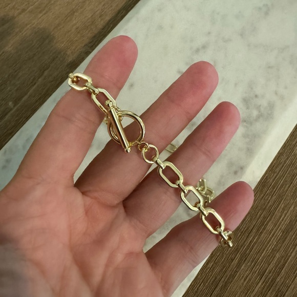 14k gold filled chain link necklace - Picture 3 of 3